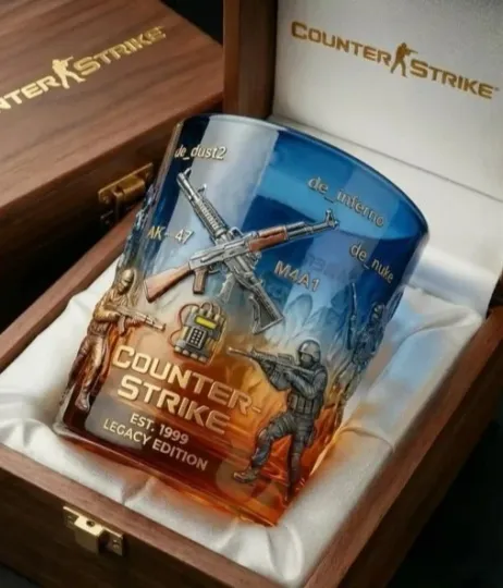 Discover Counter Ak47 M4a1 Whiskey Glass