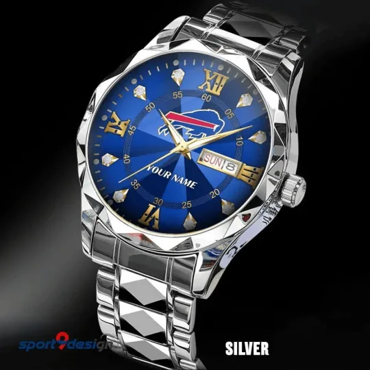 Discover Personalized Buffalo Football Billss Team Men Alloy Luxury Quartz Watch Gift