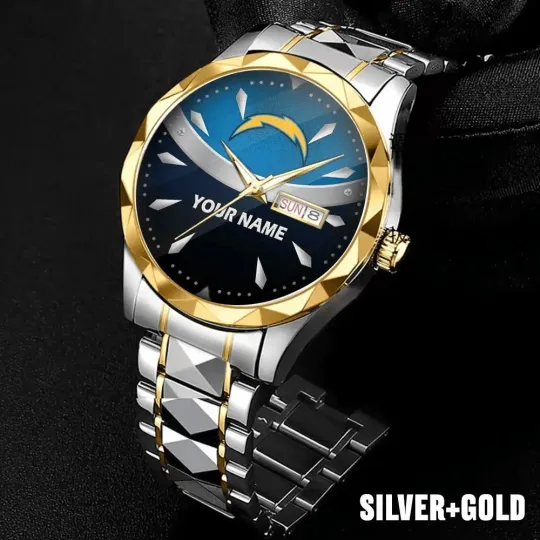 Discover Personalized Los Angeles Football Chargerss Team Men Alloy Luxury Quartz Watch