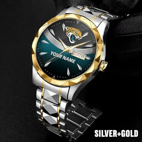 Discover Personalized Jacksonville Football Jaguarss Team Men Alloy Luxury Quartz Watch