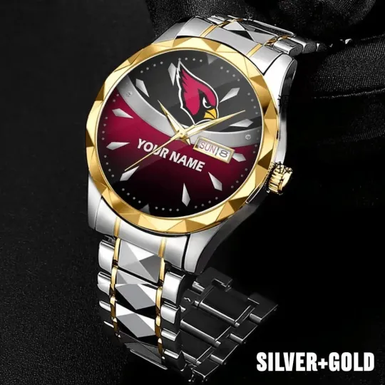 Discover Personalized Arizonna Football Cardinalss Team Men Alloy Luxury Quartz Watch Gift