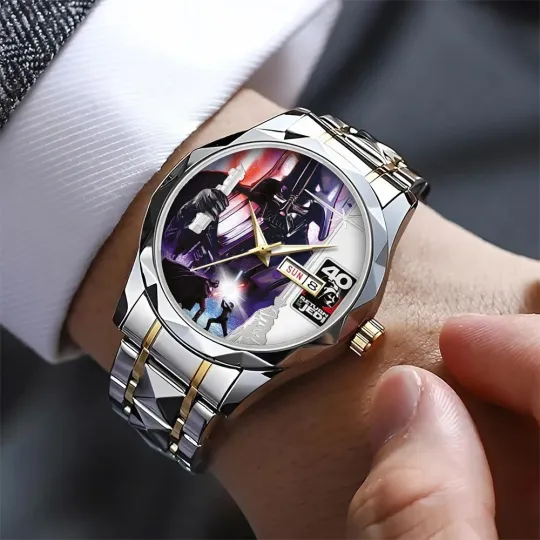 Discover Personalized Star Wars 50th Years Anniversary Men Alloy Luxury Quartz Watch Gift