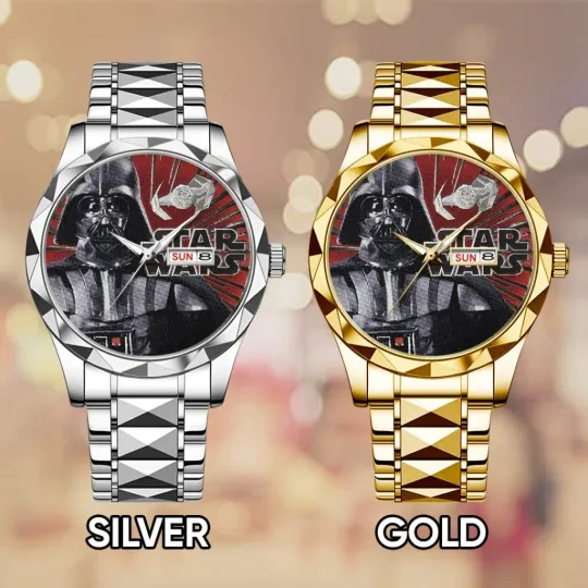 Personalized Darth Vader Anakin Skywalker Star Wars Alloy Luxury Quartz Watch