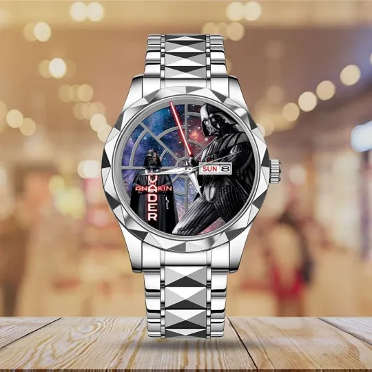 Discover Personalized Darth Vader Anakin Skywalker Star Wars Alloy Luxury Quartz Watch
