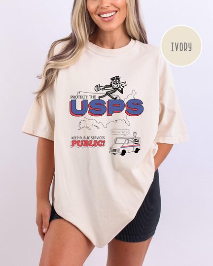 Discover Protect The Postal Service Keep Public Services Public Shirt, Protect the Postal Service T-shirt, Save The Postal Service Tee