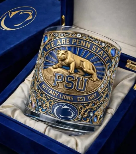 Discover State Nittany Lions – We Are Penn State Whiskey Glass