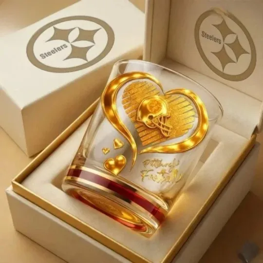 Discover [No box] Steeler  Game Day Whiskey Glass