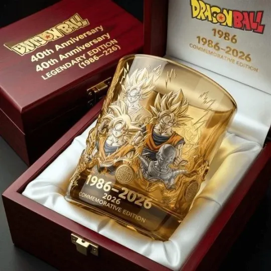 Dragon Ball 40th Anniversary Whiskey Glass