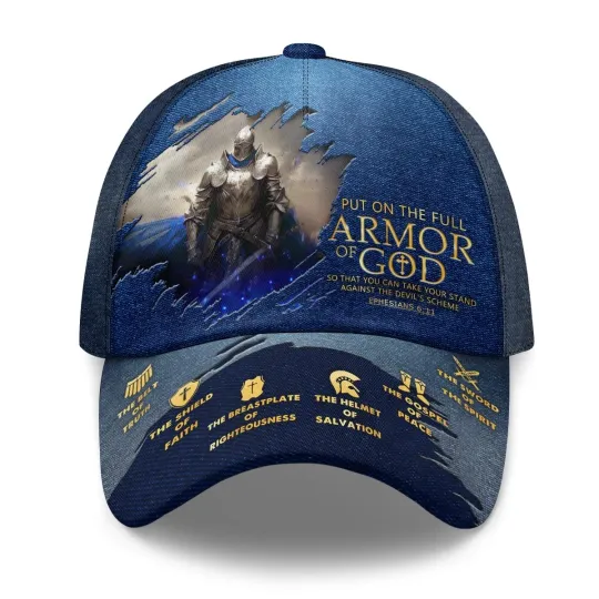 Discover Christian Gifts for Men - Man Armor of God Classic Cap - Gift for Dad On Fa...