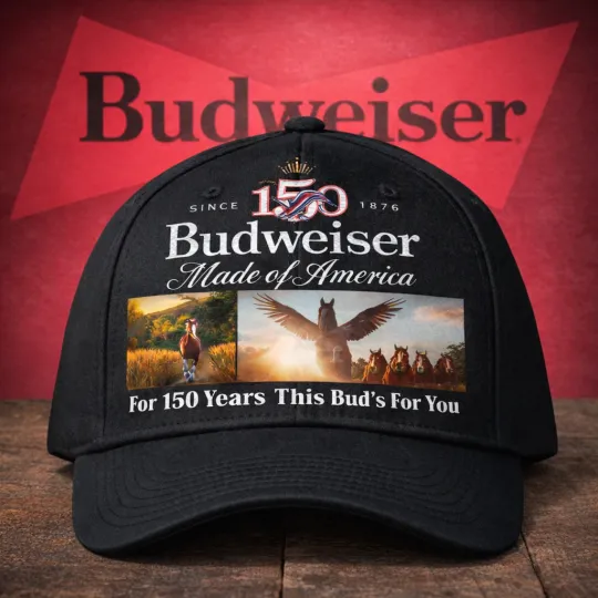 Discover 150th Budwei.ser Celebrates 150 Years Classic Cap - Print Hat, One Size