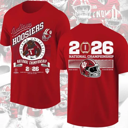 Hoosiers 2026 College Football National Champions T-Shirt
