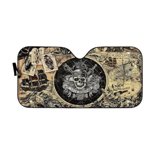 Discover Pirates Of The Caribbean Custom Auto Car Sunshade