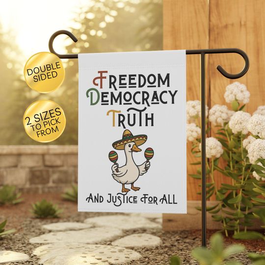 Discover Cinco De Mayo Funny Goose Garden & House Banner | Anti Trump Political Decor