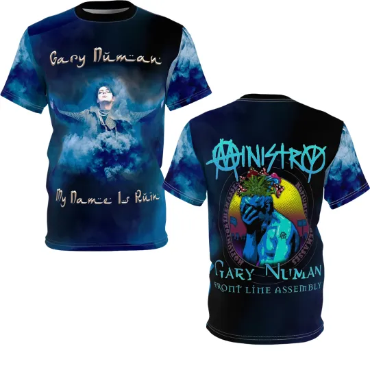 Discover Gary Numan 2025 Tour 3D T-Shirt