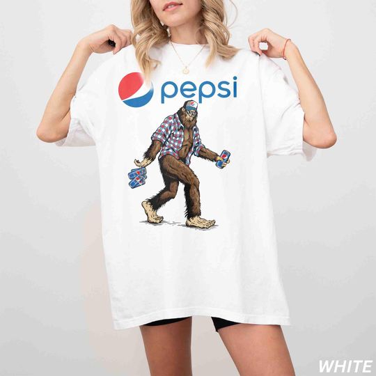 Discover Pepsi Bigfoot Graphic Tee: Comfort Colors Soda Lover Shirt