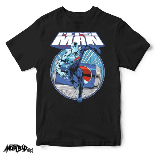 Discover Pepsiman T-Shirt: Retro Soda Pop Culture Graphic Tee