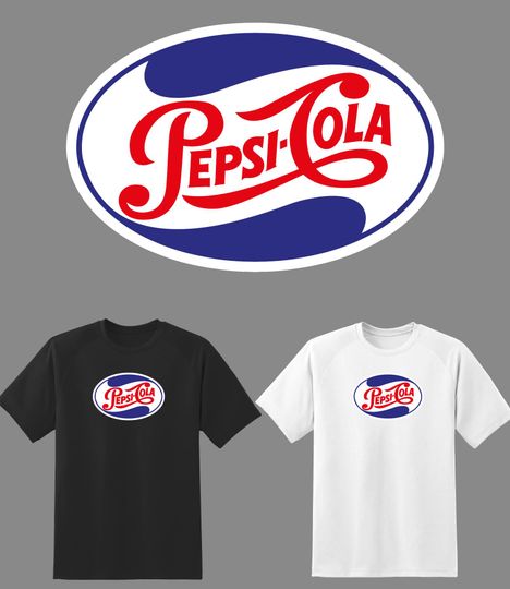 Pepsi Soda Oval Logo T Shirt