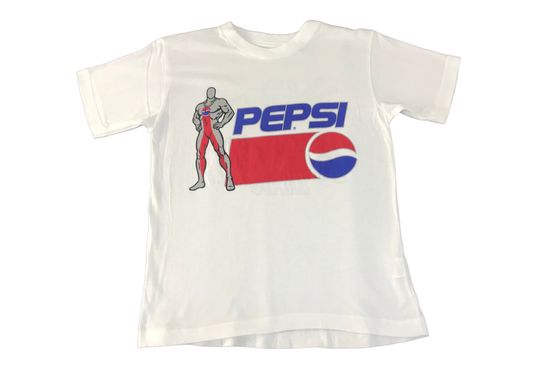 Vintage Pepsi Man Big Logo Printed Tee T-shirt