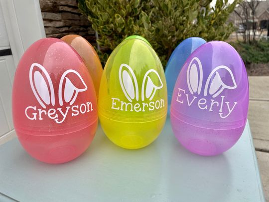Discover Personalized Jumbo Easter Egg, Easter Basket Stuffers, Easter Basket Fillers, Easter Baskets for Boys, Personalized Easter Eggs, Easter Gift