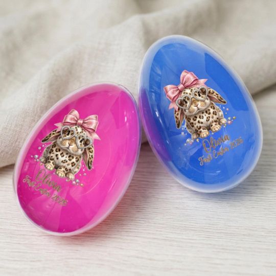 Personalized First Easter 2026 Jumbo Egg: Custom Name