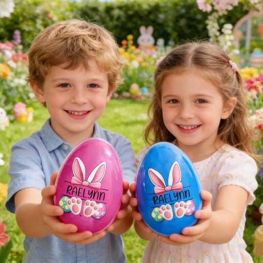 Discover Personalized Fillable Easter Egg, Kids Easter Gift