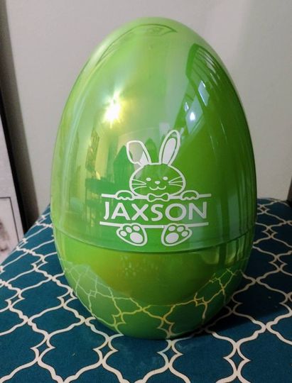 Personalized Fillable Plastic Easter Egg for Kids Easter Gift