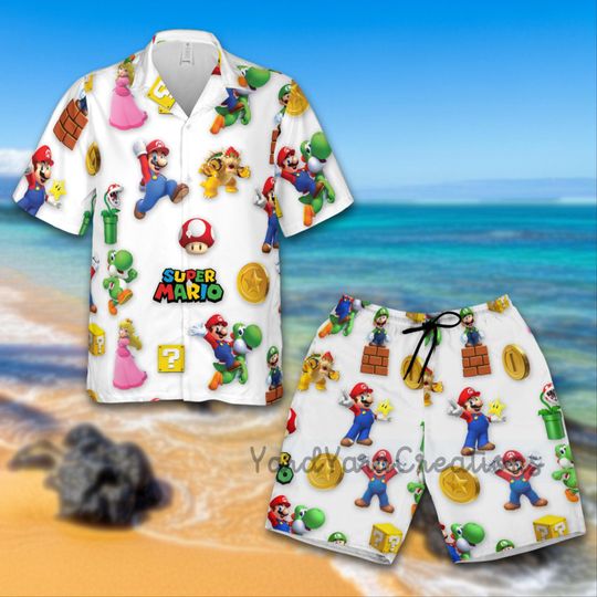 Discover Super Game Theme Hawaiian Shirt, Game lover Tee, Family Summer Vacation Trip