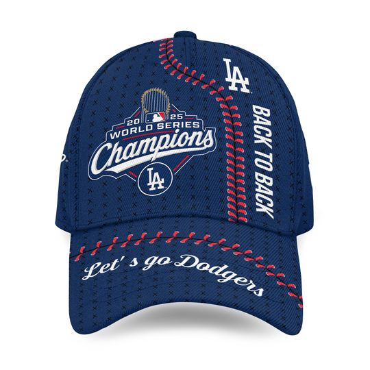 Dodgers 2025 World Series Champions Classic Cap, Gift For Fans, Christmas Gift