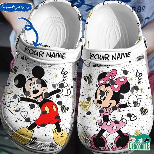 Discover Mickey And Minnie Mouse Cartoon Clog Shoes, Summer For Clogs