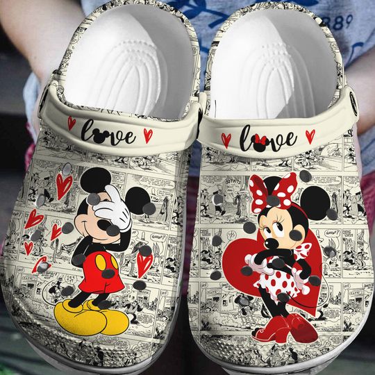 Discover Mickey And Minnie Mouse Cartoon Clog Shoes, Summer For Clogs