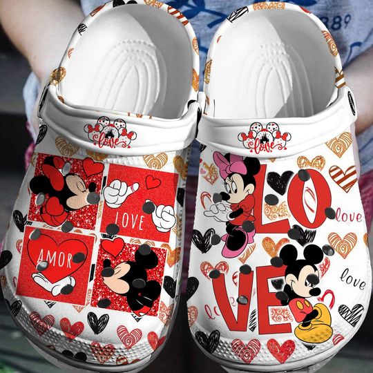 Discover Mickey And Minnie Mouse Cartoon Clog Shoes, Summer For Clogs