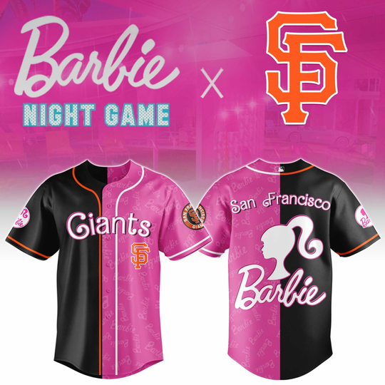 San Francisco Giants Barbie 2026 Special Edition Baseball Jersey