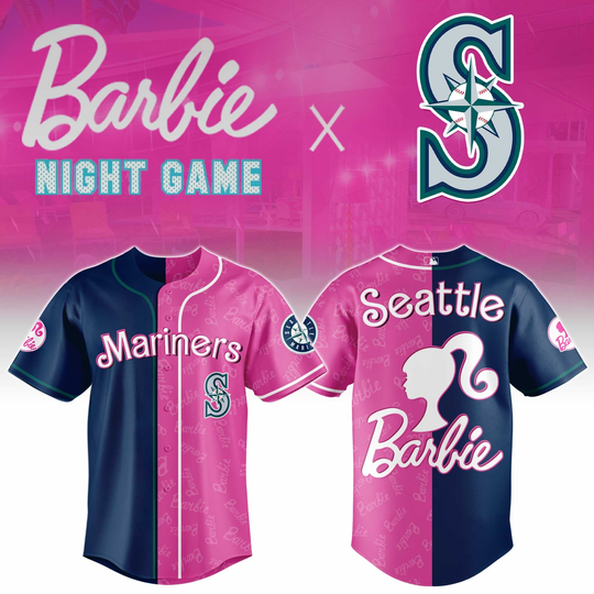Discover Seattle Mariners Barbie 2026 Special Edition Baseball Jersey