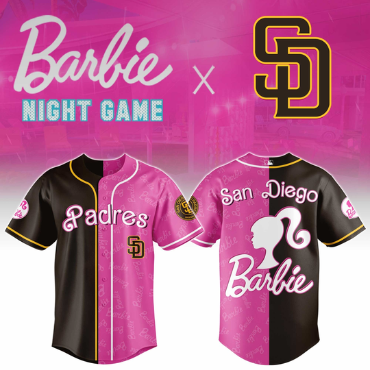 San Diego Padres Barbie 2026 Special Edition Baseball Jersey