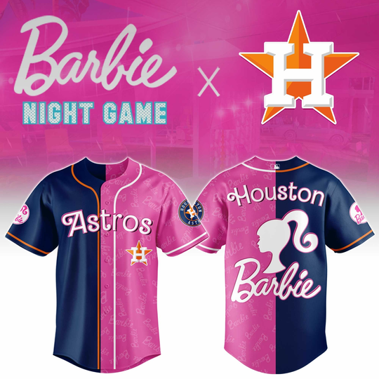 Houston Astros Barbie 2026 Special Edition Baseball Jersey