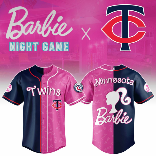 Minnesota Twins Barbie 2026 Special Edition Baseball Jersey