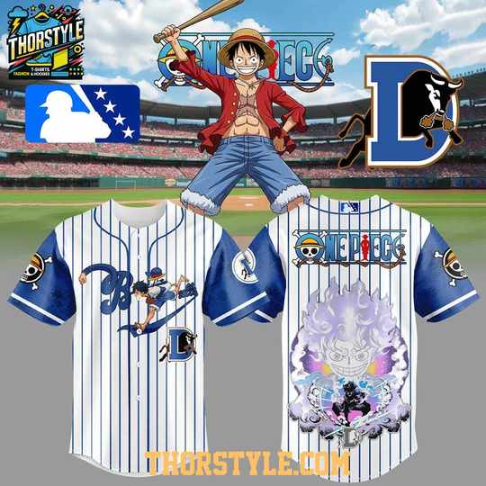 Durham Bulls x One Piece Straw Hat Crew 2026 Baseball Jersey