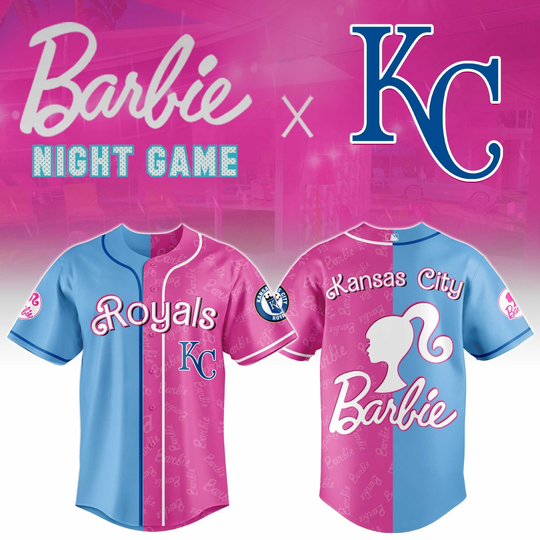 Kansas City Royals Barbie 2026 Special Edition Baseball Jersey