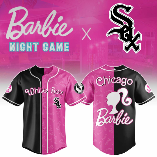 Chicago White Sox Barbie 2026 Special Edition Baseball Jersey