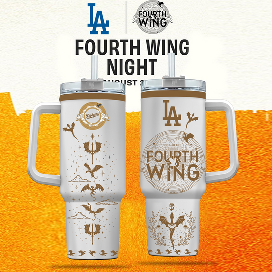 Discover Los Angeles Dodgers MLB x Fourth Wing Fantasy Collector Tumbler