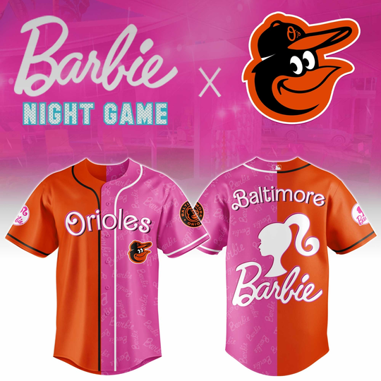 Baltimore Orioles Barbie 2026 Special Edition Baseball Jersey