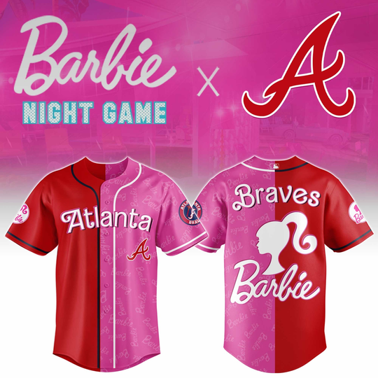 Atlanta Braves Barbie 2026 Special Edition Baseball Jersey