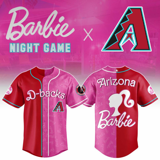 Arizonna Diamondbacks Barbie 2026 Special Edition Baseball Jersey