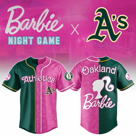 Discover Oakland Athletics Barbie 2026 Special Edition Baseball Jersey