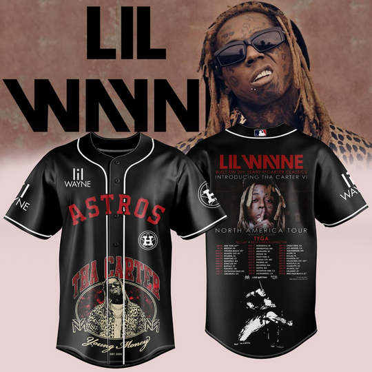 Houston Astros Lil Wayne Carter Classics 20th Anniversary Jersey