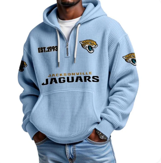 Jacksonville Quarter Zip Waffle Hoodie