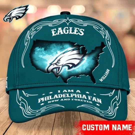Discover Philadelphia Eagles Baseball Caps Custom Name