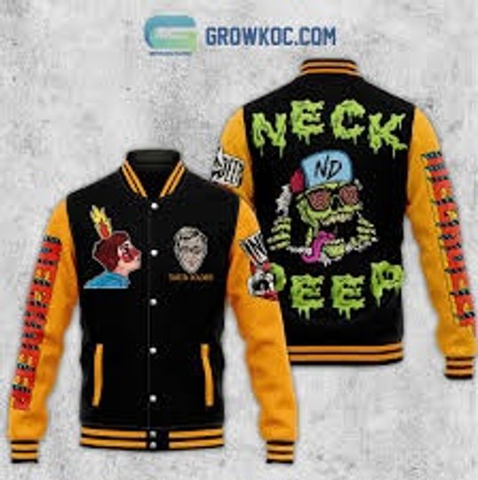 Neck Deep Fan Name Personalized Baseball Jacket