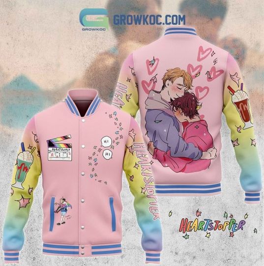 Discover Heartstopper Hi Hi Series Baseball Jacket