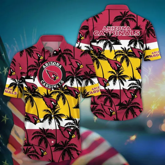Discover Arizonna Cardinals Tropical Horizon Hawaiian, Gift For Fans, Gift For Friends